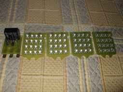 LED-es index - kocka panelek